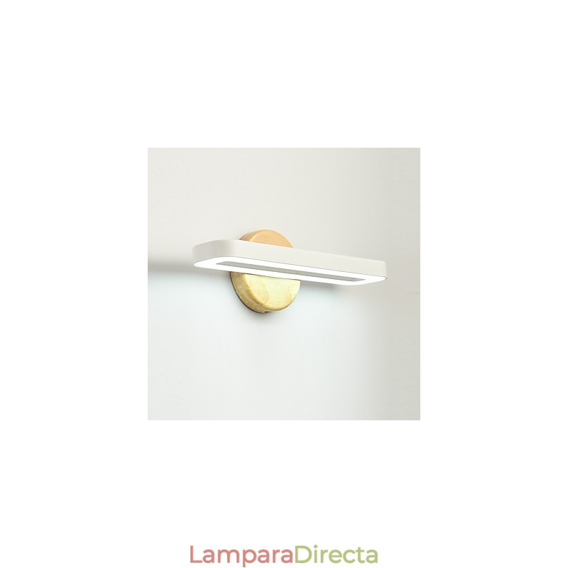 Apliques de pared con luz ambiental contemporánea moderna y característica