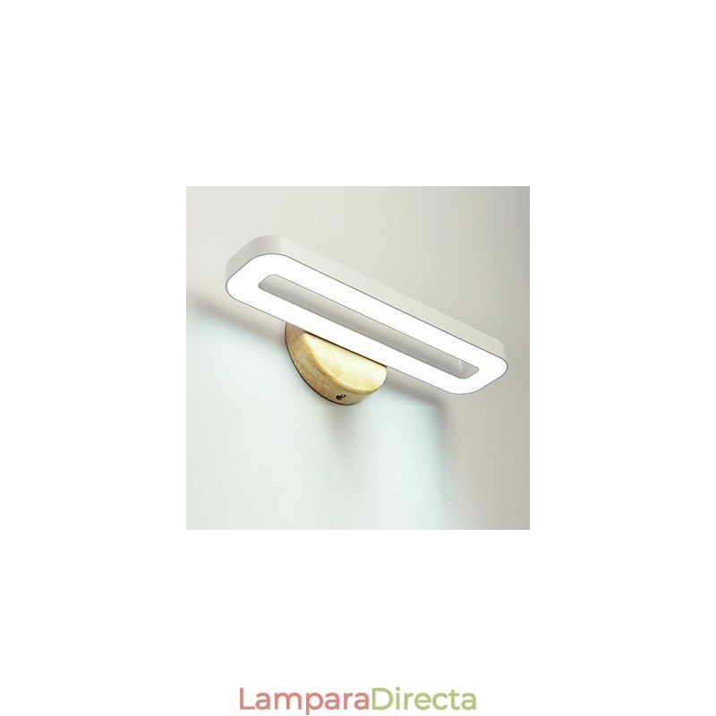 Apliques de pared con luz ambiental contemporánea moderna y característica