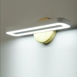 Apliques de pared con luz ambiental contemporánea moderna y característica