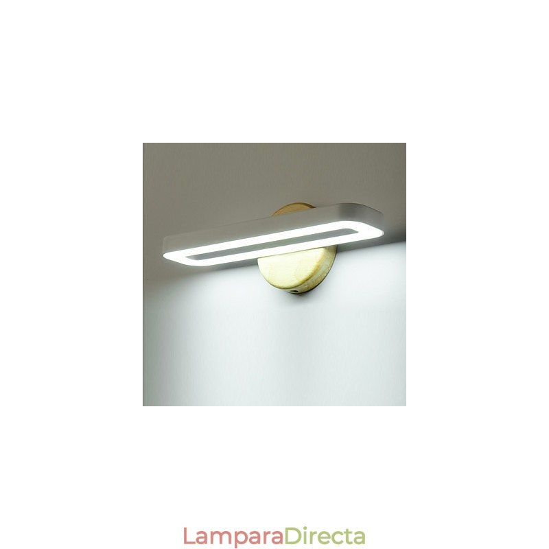 Apliques de pared con luz ambiental contemporánea moderna y característica