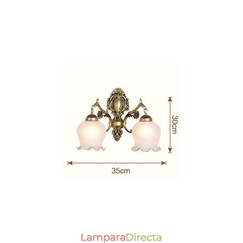 Apliques de pared vintage Otros apliques de pared con luz descendente