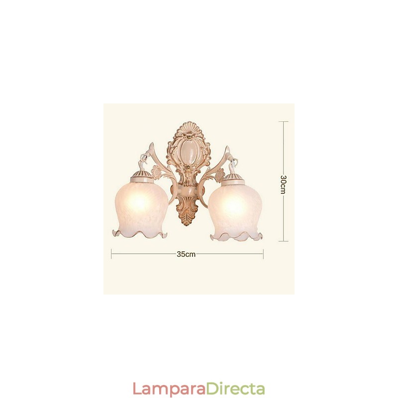 Apliques de pared vintage Otros apliques de pared con luz descendente