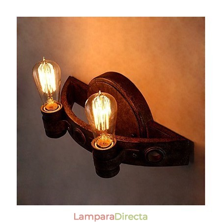 Lámpara de pared de metal con personalidad creativa industrial vintage estilo loft para la sala de café, bar, vestíbulo, decoración de iluminación de pared Lámpara de pared de metal con personalidad creativa industrial vintage estilo loft para la sala de café, bar, vestíbulo, decoración de iluminación de pared