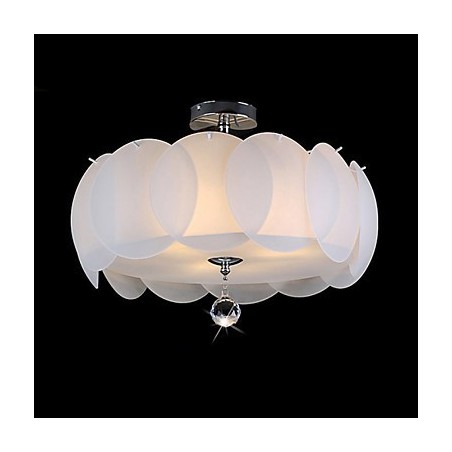 Lámpara colgante moderna de cristal de 3 luces Lámpara colgante moderna de cristal de 3 luces