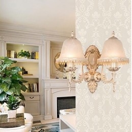 Apliques de pared vintage con luz descendente y acabado galvanizado