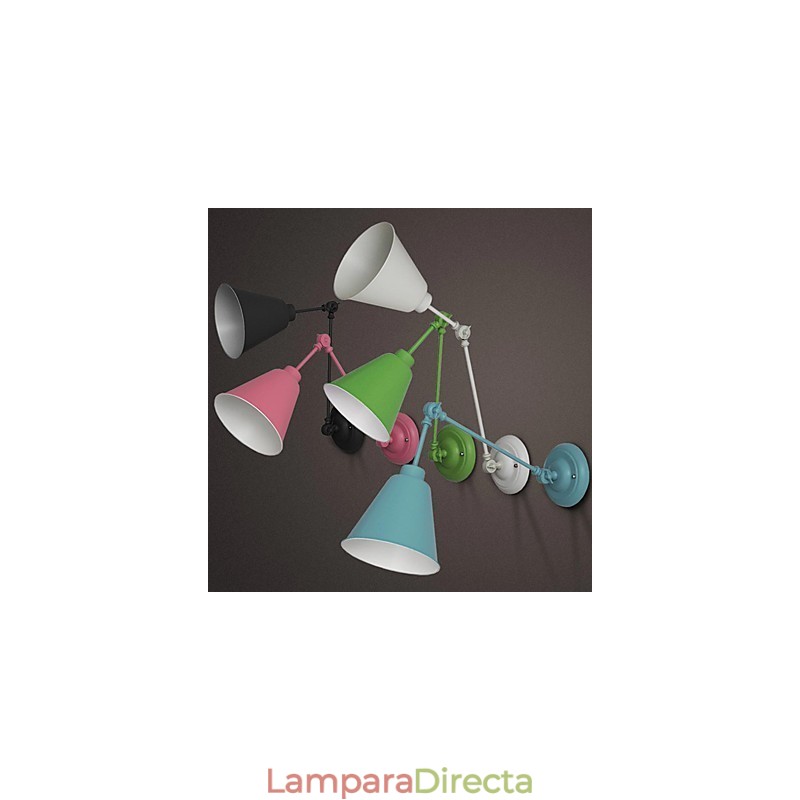 Apliques de pared con luz ambiental contemporánea moderna y característica