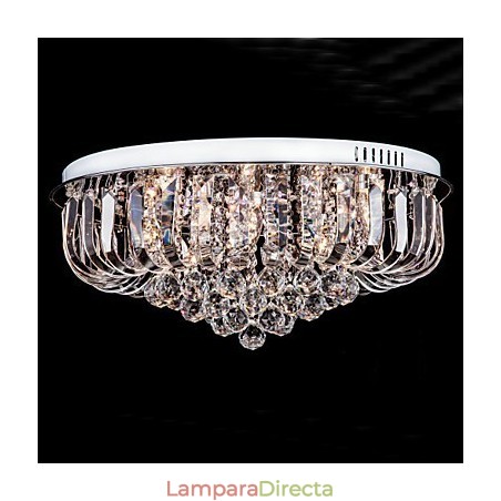 Lámpara de techo de cristal tradicional clásica de metal Lámpara de techo de cristal tradicional clásica de metal