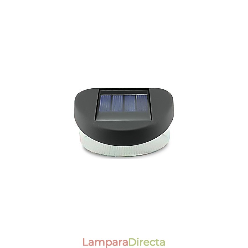 Luz solar blanca para camino, pared, paisaje, montaje en pared, luz para valla de jardín