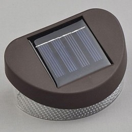 Luz solar blanca para camino, pared, paisaje, montaje en pared, luz para valla de jardín
