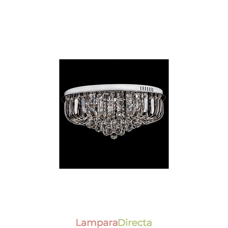 Lámpara de techo de cristal tradicional clásica de metal