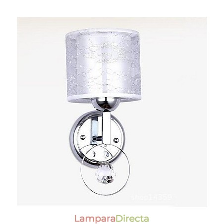 Apliques de pared de cristal moderno contemporáneo galvanizado con iluminación ascendente Apliques de pared de cristal moderno contemporáneo galvanizado con iluminación ascendente
