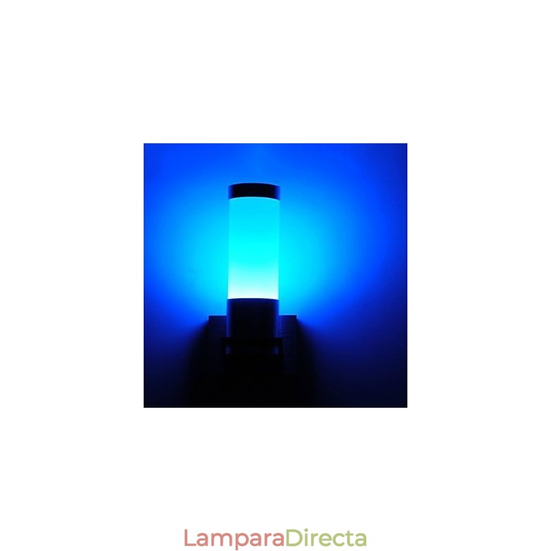 Característica novedosa para apliques de pared de luz ambiental de estilo mini con múltiples tonos, lámpara de pared