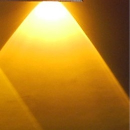 Característica novedosa para apliques de pared de luz ambiental de estilo mini con múltiples tonos, lámpara de pared
