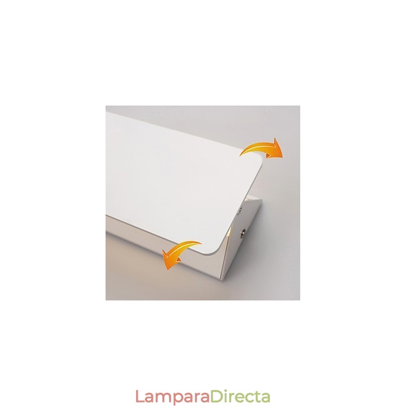 Lámpara de pared moderna, aplique de pared de aluminio ajustable para dormitorio, comedor, sala de estar, iluminación interior, luminaria de pared