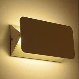 Lámpara de pared moderna, aplique de pared de aluminio ajustable para dormitorio, comedor, sala de estar, iluminación interior, luminaria de pared