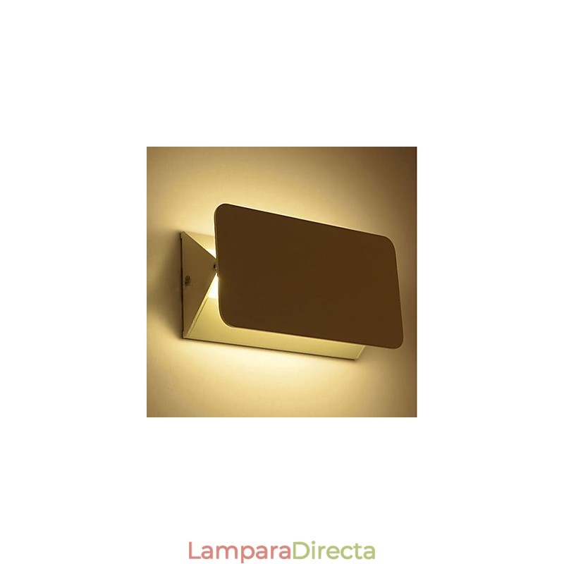 Lámpara de pared moderna, aplique de pared de aluminio ajustable para dormitorio, comedor, sala de estar, iluminación interior, luminaria de pared
