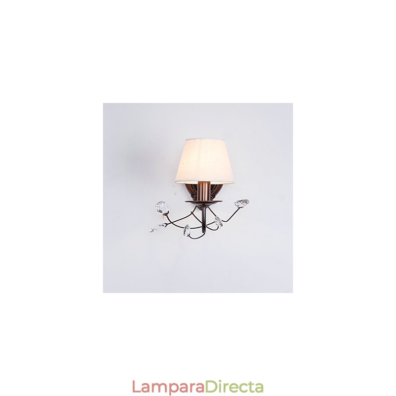 Aplique de pared con luz ambiental estilo mini, estilo rústico, estilo campestre, galvanizado.