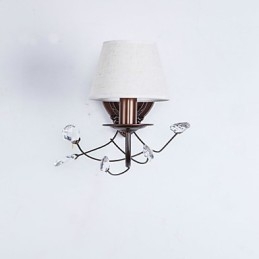 Aplique de pared con luz ambiental estilo mini, estilo rústico, estilo campestre, galvanizado.