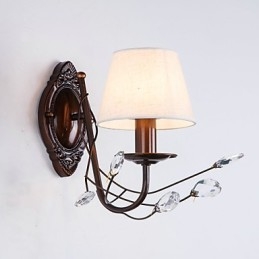 Aplique de pared con luz ambiental estilo mini, estilo rústico, estilo campestre, galvanizado.