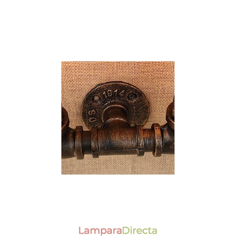 Lámpara de pared pequeña decorativa con pipa de agua sencilla y nostálgica