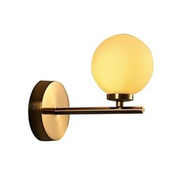 Apliques de pared con iluminación ambiental de estilo mini, modernos y contemporáneos con acabado galvanizado.