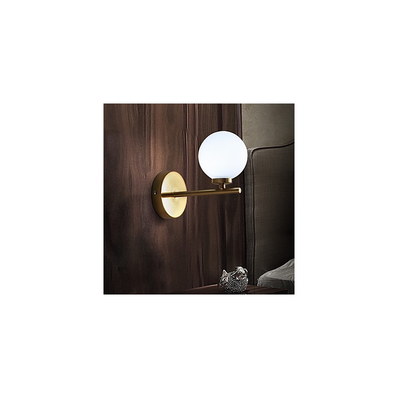 Apliques de pared con iluminación ambiental de estilo mini, modernos y contemporáneos con acabado galvanizado.