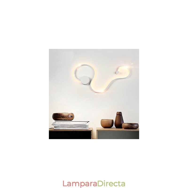 Lámparas de pared modernas de metal creativas para sala de estar, pasillo, dormitorio, habitaciones de hotel, iluminación decorativa de noche