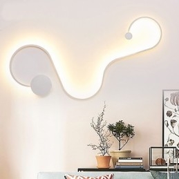 Lámparas de pared modernas de metal creativas para sala de estar, pasillo, dormitorio, habitaciones de hotel, iluminación decorativa de noche