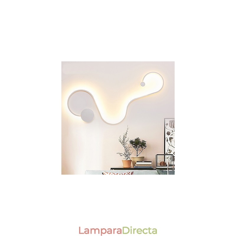 Lámparas de pared modernas de metal creativas para sala de estar, pasillo, dormitorio, habitaciones de hotel, iluminación decorativa de noche
