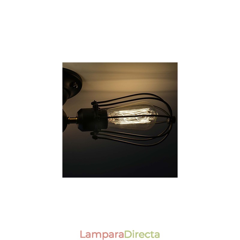 Lámpara empotrada de metal con pintura estilo mini, clásica y tradicional