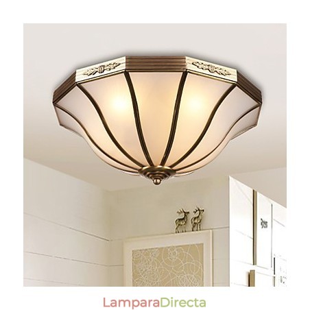 Lámpara de techo de cobre con diseño decorativo contemporáneo moderno Lámpara de techo de cobre con diseño decorativo contemporáneo moderno