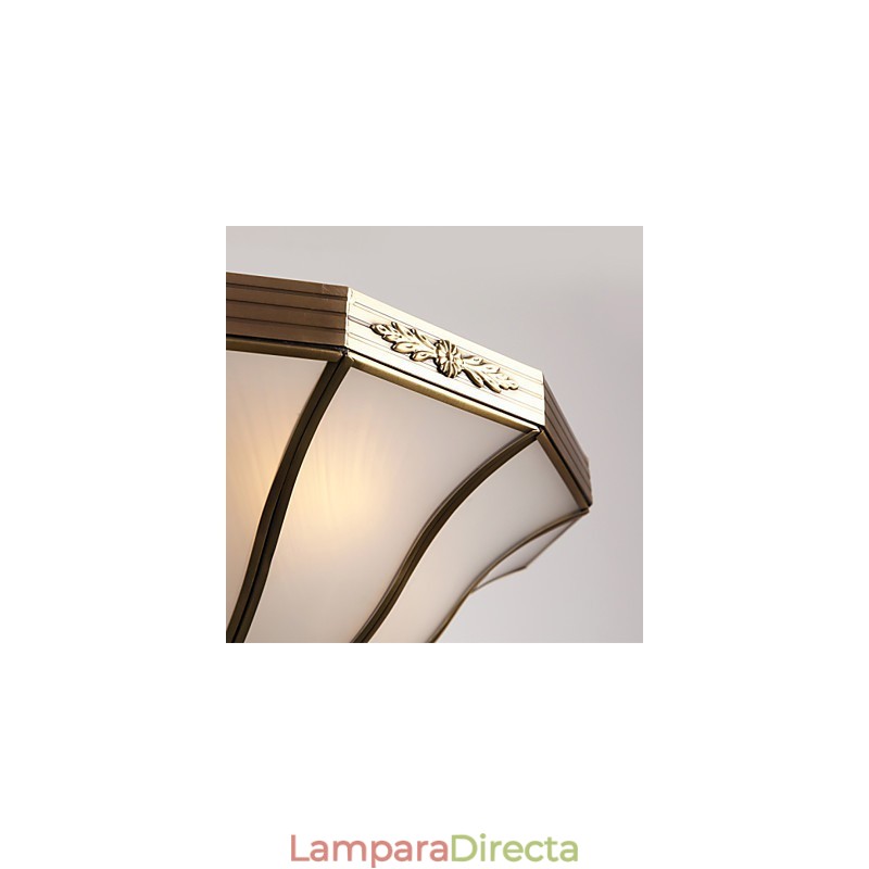 Lámpara de techo de cobre con diseño decorativo contemporáneo moderno