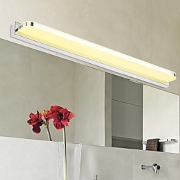 Iluminación de baño estilo mini, moderna y contemporánea, de metal.