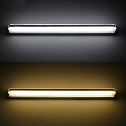 Iluminación de baño estilo mini, moderna y contemporánea, de metal.