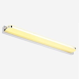 Iluminación de baño estilo mini, moderna y contemporánea, de metal.
