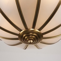 Lámpara de techo de cobre con diseño decorativo contemporáneo moderno