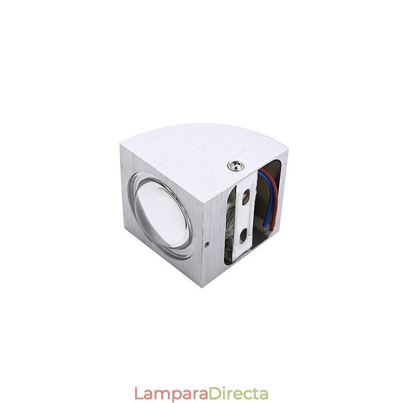 Característica de pintura contemporánea moderna para luces de pared con bombillas de estilo miniV