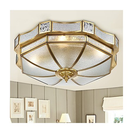 Lámpara de techo de cobre con diseño decorativo contemporáneo moderno Lámpara de techo de cobre con diseño decorativo contemporáneo moderno