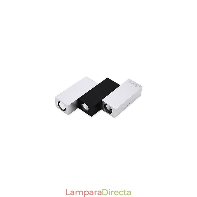 Lámpara de pared empotrada con luz ambiental de estilo mini, con pintura contemporánea moderna