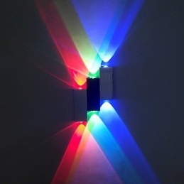 Lámpara de pared empotrada con luz ambiental de estilo mini, con pintura contemporánea moderna
