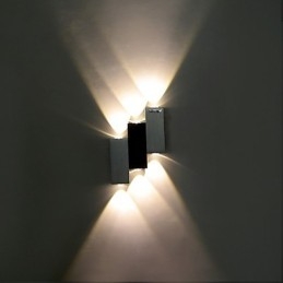 Lámpara de pared empotrada con luz ambiental de estilo mini, con pintura contemporánea moderna