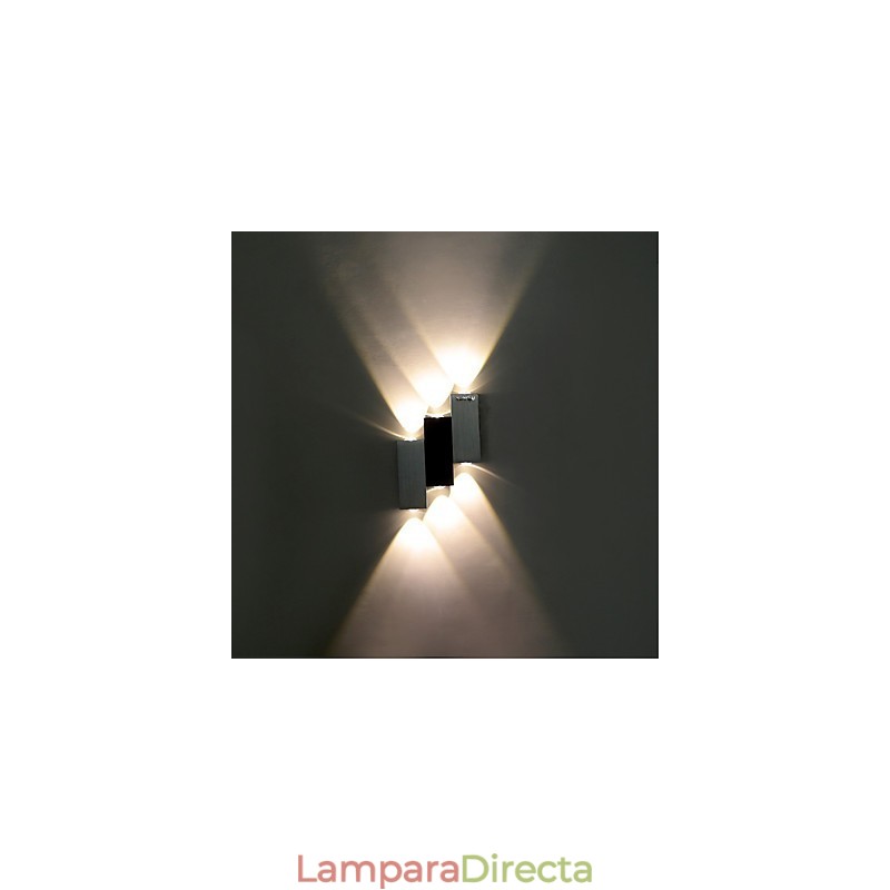 Lámpara de pared empotrada con luz ambiental de estilo mini, con pintura contemporánea moderna