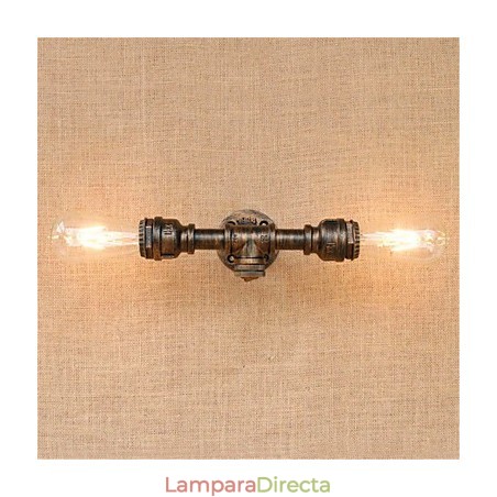 Apliques de pared con luz ambiental con pintura rústica tipo cabaña Apliques de pared con luz ambiental con pintura rústica tipo cabaña
