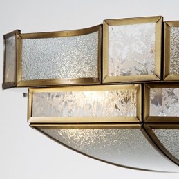 Lámpara de techo de cobre con diseño decorativo contemporáneo moderno