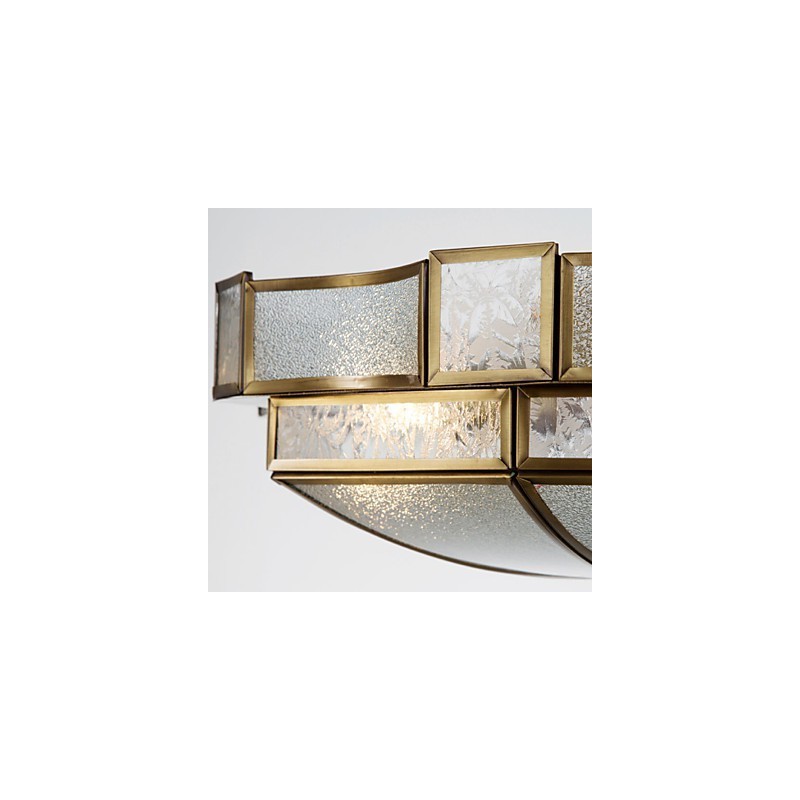 Lámpara de techo de cobre con diseño decorativo contemporáneo moderno