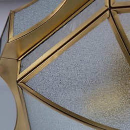 Lámpara de techo de cobre con diseño decorativo contemporáneo moderno