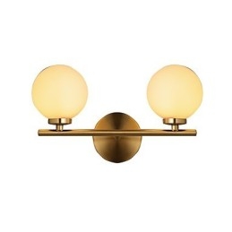 Lámpara de pared moderna contemporánea de bronce con función de mini apliques de pared de estilo uplight.