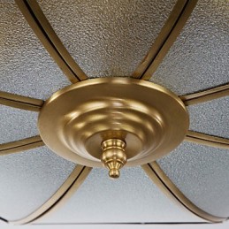 Lámpara de techo de cobre con diseño decorativo contemporáneo moderno