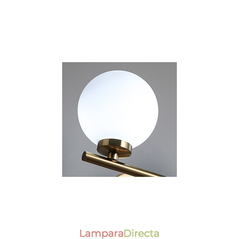 Lámpara de pared moderna contemporánea de bronce con función de mini apliques de pared de estilo uplight.