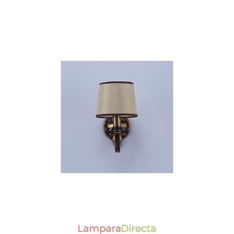 Apliques de pared con luz descendente, tradicionales, clásicos, galvanizados, con protección ocular